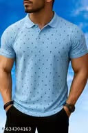 Polo Cotton Blend Tshirt || Collar Matty Tshirt || Half