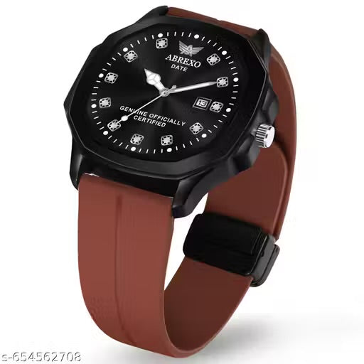 ABREXO Abx4900-Captain Series Date Working Square Dail watch