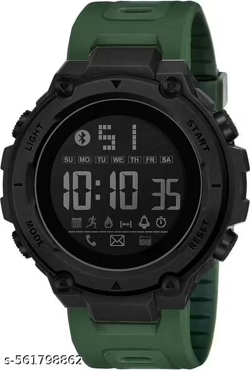 Hala-1145-Green Digital Sports Watch For Men