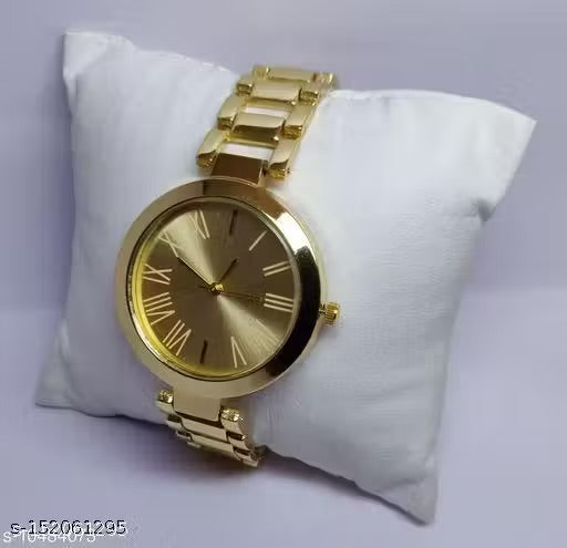 Copper Analog Watch For Women