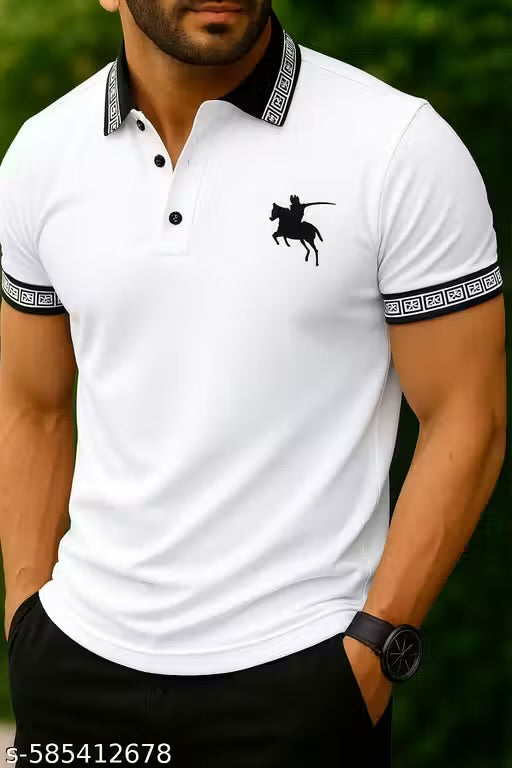 Matty Fabric Polo T-Shirt For Summer , Shirt For Mens