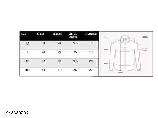 Men Regular Fit Solid Button Down Collar Formal Shirt