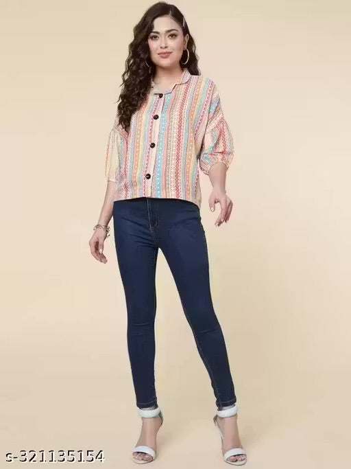 UEA Women's Printed Casual designer shirt