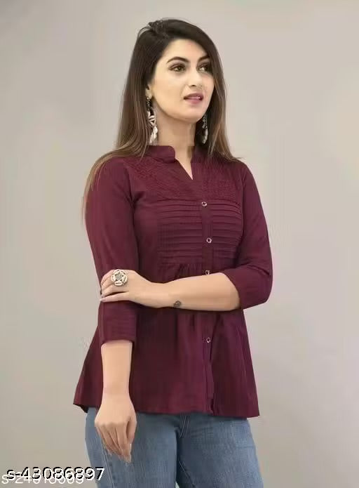 Classic Elegant Women Tops & Tunics