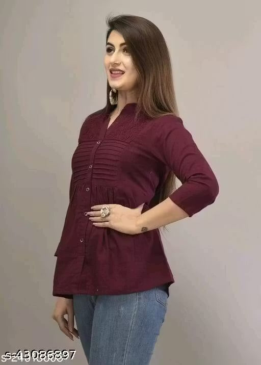 Classic Elegant Women Tops & Tunics