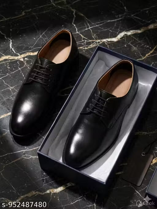 PREMIUM PARTY WEAR BLACK FORMAL SHOES