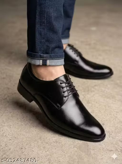 PREMIUM PARTY WEAR BLACK FORMAL SHOES