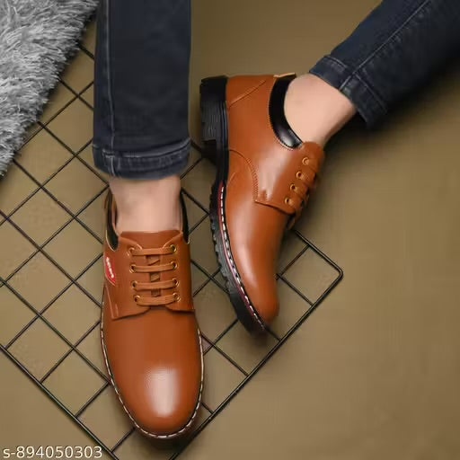 Formal Shoe For Mens (TAN ) Office Formal Shoes