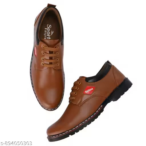 Formal Shoe For Mens (TAN ) Office Formal Shoes