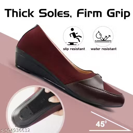 Havinosh Women |Premium Look|Non Slip Formal Shoes & belley