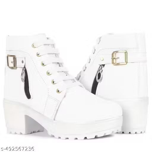 EVOLTAR women zipper buckle design synthetic heel Boot