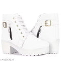 EVOLTAR women zipper buckle design synthetic heel Boot