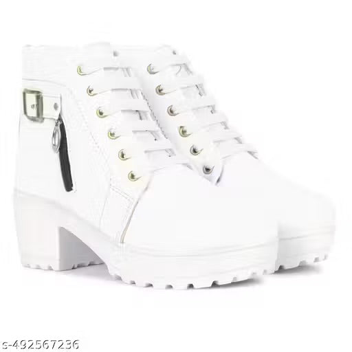 EVOLTAR women zipper buckle design synthetic heel Boot