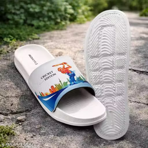 KICKSTYLE Men's Printed Sliders | Lightweight
