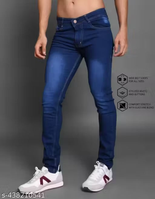 Men blue fashionable Jean's