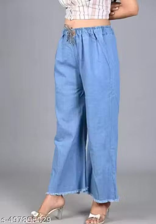 WOMEN JEANS WOMEN PLAZZO WOMEN TROUSER