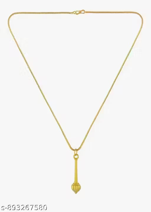 Trending stylish new Hindu religious gold plated Hanuman ji locket