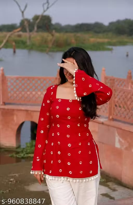 New Stylish Fashionable Trendy Floral Printed Kurti