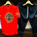 Adidas summer tracksuit (Red & Black)