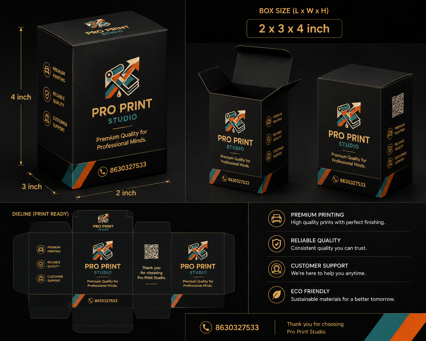 Customize Brand Packaging .